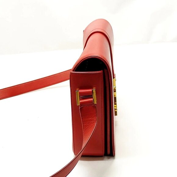 Saint Laurent Crossbody bag Red Leather 895-050625 - Picture 4 of 14